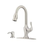 Pfister Deming Single-handle Pull-down Sprayer Kitchen Faucet Spot. Fixed Price $111.11.