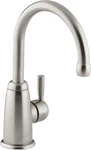 Kohler K-6665-VS Wellspring Beverage Faucet With Contemporary Design, Stainless. Fixed Price $299.00.