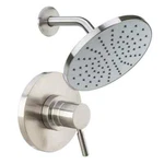 Miseno Mia Brushed Nickel Shower Trim Package Single Function Rain Head. Fixed Price $111.99.
