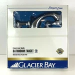 Glacier Bay 397-781 French Lever 2-HANDLE Bathroom Faucet Pop-up Drain Chrome. Fixed Price $44.95.