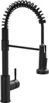 Gimili Black Kitchen Faucet With Pull Down Sprayer 19.3X8.5X2.2, Matte. Fixed Price $67.53.