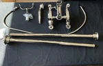 Watermark Tub Set W/ Hand Shower Floor Mounted Polished Nickel 0R4891423 Y4. Fixed Price $599.00.
