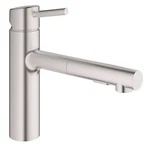 Grohe 31453DC1 Concetto Single-handle Pull-out Kitchen Faucet Supersteel. Fixed Price $114.95.