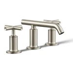 Kohler Purist K-14410-3-BN Widespread Bathroom Sink Faucet Drain Brushed Nickel. Fixed Price $598.00.