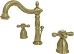 Kingston KS1977AX 8 In. Widespread Bathroom Faucet Brushed Brass, 7.56. Fixed Price $189.95.