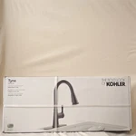 Kohler R21415-BL Tyne 1-HANDLE Pull-down Sprayer Kitchen Faucet Matte Black New. Fixed Price $99.00.
