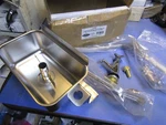 Krowne 16-153L Low Lead Front Mount Dipperwell Sink, Includes Faucet New. Fixed Price $129.99.