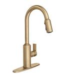 Moen 87270BZG Meena Pull-down Sprayer Kitchen Faucet Bronzed Gold. Fixed Price $139.99.