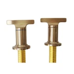 Delta H592CZ-PR Tetra Wall Mount Tub Filler Handles Lumicoat Champagne Bronze. Fixed Price $95.90.