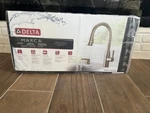 Delta Marca Gold Single-handle Pull-down Sprayer Kitchen Faucet With Shieldspray. Fixed Price $272.00.