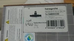 Hansgrohe 04800330 Raindance 3-JET Shower Head With Airpower Black Chrome. Fixed Price $178.99.