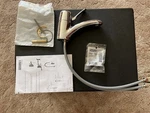Chicago 2200-E70ABCP Manual Low Arc Bathroom Faucet, Single Hole Mount,. Fixed Price $59.99.