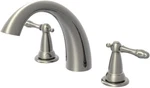 Homewerks Worldwide Roman Tub Faucet In Brushed Nickel 40-BV2CNBN-B. Fixed Price $44.75.