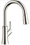 Hansgrohe Joleena Kitchen Faucet 1-HANDLE, Polished Nickel, 04793830. Fixed Price $299.99.