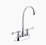 Kohler K-16112-4A-CP Revival Two Hole Centerset Bar Sink Faucet Polished Chrome. Fixed Price $400.00.