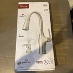 Pfister Wray Single-handle Pull-down Kitchen Faucet W/ Soap Dispenser Ss. Fixed Price $84.00.