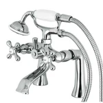 Kingston Clawfoot Tub Faucet With Hand Shower. Fixed Price $310.78.