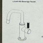 Brizo 61363LF-C-PN Litze 1.5 Gpm Cold Only Water Dispenser Beverage Faucet Ro. Fixed Price $395.00.