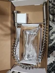 Tosca Pull Down Kitchen Faucets 2-HANDLE Wall-mount Stainless Steel Chrome. Fixed Price $169.00.