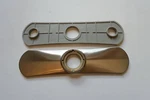 Pfister Deckplate (F-WKP-70) Brushed Nickel From Kitchen Faucet Set. Fixed Price $17.99.