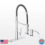 Casavilla Kitchen Faucetchrome Soap Dispenser And Deck. Fixed Price $116.65.