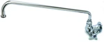 Chrome Wall Mount Pantry Faucet With 6" Swing Nozzle, Single Hole Design. Fixed Price $259.99.