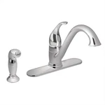 Moen 7840 Camerist Low-arc Kitchen Faucet And Side Spray, Chrome. Fixed Price $95.99.