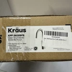 Kraus Oletto KPF-2600SFS Stainless Steel Single Lever Kitchen Bar Faucet New. Fixed Price $90.99.