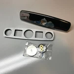(2 Pks) Sloan 8" Chrome Faucet Trim Deck Plate Kit From 3-HOLE To Single. Fixed Price $28.00.