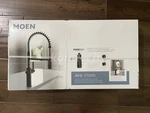 Moen 87580BL Joric Matte Black 1-HANDLE Pulldown Kitchen Faucet Powerboost. Fixed Price $149.95.