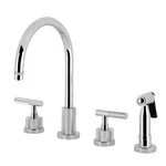 Kingston Brass KS872.KNLBS Convergent 1.8 Gpm Widespread Kitchen - Chrome. Fixed Price $415.97.