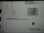 Delta 9991-BL-DST Monrovia Single Bar/prep Faucet (black). Fixed Price $385.00.