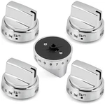 5PACK Stainless Steel Control Knob Compatible With Gas Range Stove WB03X24818. Fixed Price $18.49.