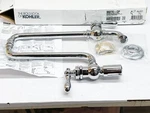 Kohler K-99270-CP Artifacts Wall-mount Pot Filler 22" Double-jointed Swinging. Fixed Price $499.01.