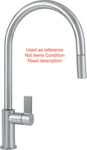 Franke Ambient Series Single Handle Satin Nickel Pulldown Kitchen Faucet FF3180. Fixed Price $250.00.