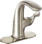 Kohler K-5313-4-BN Refinia Single Handle Faucet Vibrant Brushed Nickel. Fixed Price $385.00.