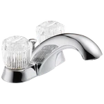 Delta Classic 2522LF-MPU Two Handle Centerset Bathroom Faucet Chrome. Fixed Price $149.57.