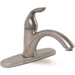 Premier 3577637 Waterfront Kitchen Faucet Single Handle Brushed Nickel 1.8 Gpm. Fixed Price $89.99.