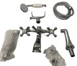 Kingston Brass Victorian Deck Mount Tub Faucet Handshower Polished Chrome KS268C. Fixed Price $116.98.