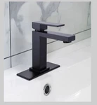 Rbrohant Single Handle Hole Bathroom Faucet Matte Black RB0756. Fixed Price $45.99.