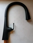 Kohler K-22068-BL Graze Touchless Pull-down Kitchen Sink Faucet, Matte Black. Fixed Price $479.97.