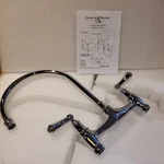 New Perrin & Rowe Bridge Kitchen Faucet Without Unions Chrome U.4791L-APC-2. Fixed Price $653.26.