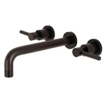 Kingston Brass KS802.DL Concord Wall Mounted Roman Tub Filler - Bronze. Fixed Price $376.97.
