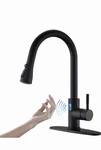 Touchless Kitchen Faucet With Pull Down Sprayer Led Light Single Handle. Fixed Price $48.99.