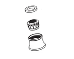 Moen 181087BN - Aerator 1.2 Gpm For Kitchen/bathroom Faucets, Brushed Nickel. Fixed Price $16.00.