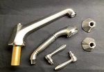 Grohe Somerset Roman Tub Filler W/handshower & Handles Brushed Nickel 25077EN1. Fixed Price $129.99.