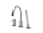 A&e DMTF-01-R-CR Roman Bathtub Oxford Deck Faucet With Handshower, 887. Fixed Price $154.99.