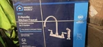 Project Source Everfield Stainless Steel 2-HANDLE High-arc Kitchen Faucet New. Fixed Price $60.00.