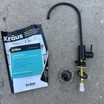 Kraus FF-100MB Purita Water Filter Faucet Matte Black. Fixed Price $45.00.
