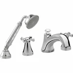 Toto TB220S#BN Vivian Tub Filler Trim W/ Cross Handles & Shower Nickel. Fixed Price $279.00.